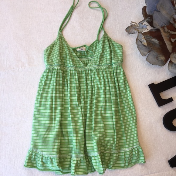 🌵HP✨PINK Victoria’s Secret Tank Top Green Medium - Picture 6 of 6